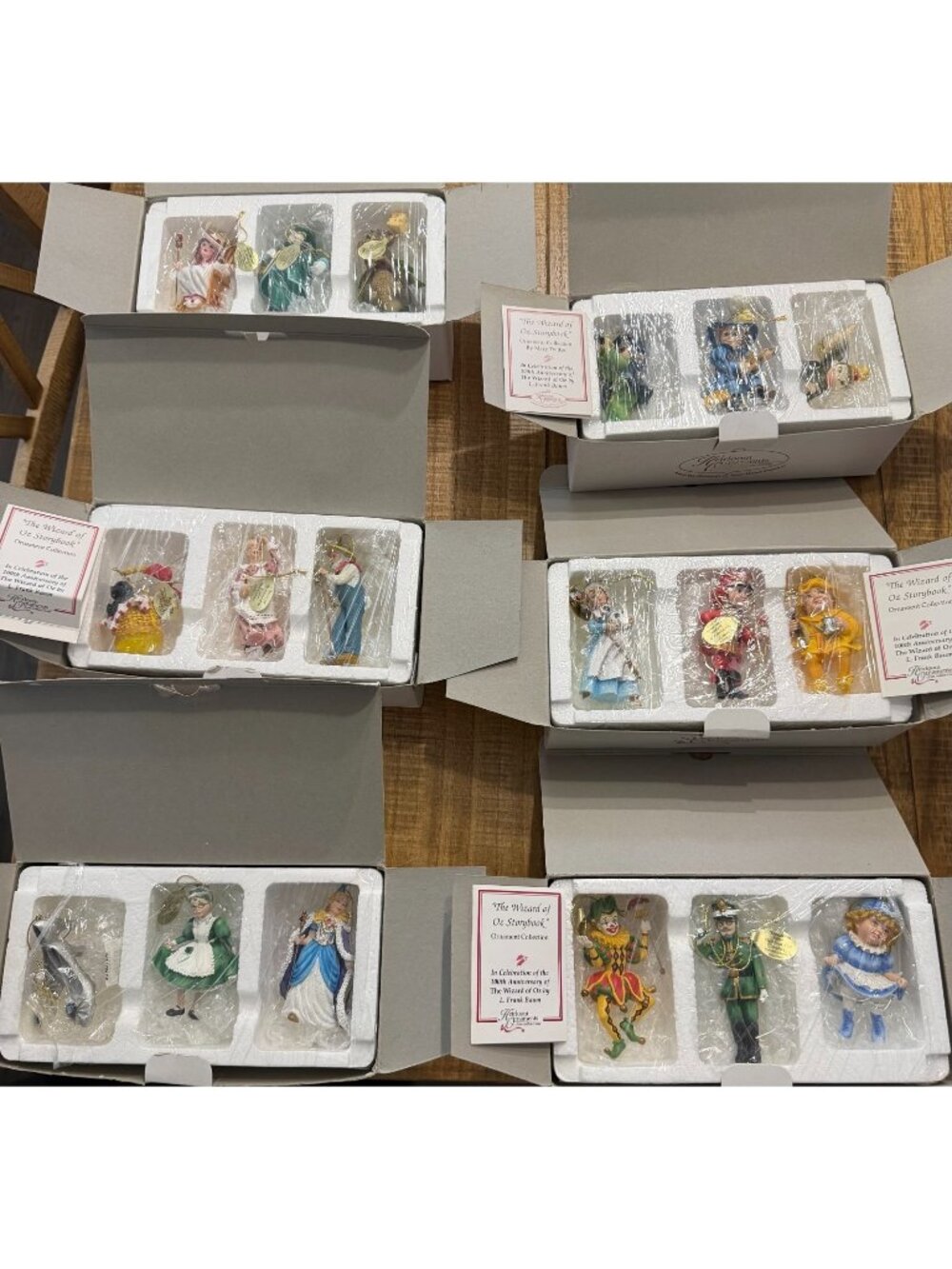 Ashton Drake Wizard Of Oz Storybook Heirloom Ornament Collection Set of 18